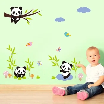 Наклейки на стены с животными из мультфильма 