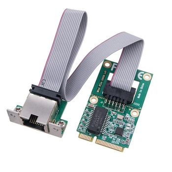 Новая сетевая карта Mini PCI-E 1000 Мбит/с, сетевой адаптер Gigabit Ethernet RTL8111F PCI Express 10/100/1000 М RJ45 LAN