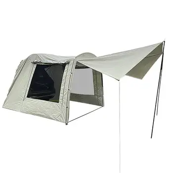 Палатки внедорожника для кемпинга Задняя палатка кемпингового внедорожника портативная водонепроницаемая палатка на крыше Универсальная для внедорожника минивэна хэтчбека кемпинга на открытом воздухе