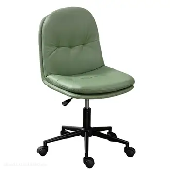 Подъемно-вращающийся Офисный стул с Бесшумным универсальным колесом, Высокоэластичная подушка сиденья Компактна И не занимает много места