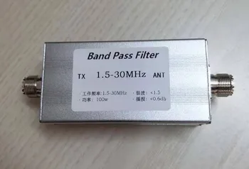 Полосовой фильтр HF 1,5-30 МГц BPF-полосовой фильтр повышает помехозащищенность на 100 Вт