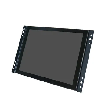Промышленный 8-дюймовый Небольшой дешевый настенный кронштейн с открытой рамой, встроенный монитор с сенсорным экраном 1024х768 с ЖК-экраном