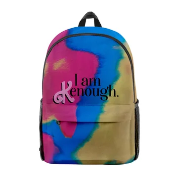 Рюкзак I Am Kenough, высококачественная школьная сумка из ткани Оксфорд, школьная сумка для студентов, сумка для пикника на природе, дорожная сумка для путешествий
