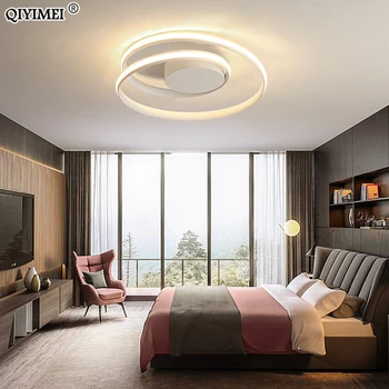 Современные потолочные светильники в скандинавском минимализме Светодиодная лампа для гостиной спальни кабинета потолочный светильник поверхностного монтажа