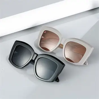Солнцезащитные очки Модные негабаритные Красочные Ретро-оттенки Uv400, женские Квадратные Солнцезащитные очки