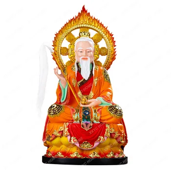 Статуя Бога-предшественника Нового Юанши Линбао, Мастера по украшению морального бога Тайшана Лаоцзюня, Статуя Лаоцзы