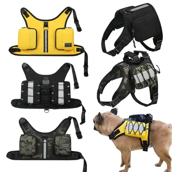 Товары для домашних животных Рюкзак для собак для пеших прогулок, кемпинга, путешествий, бодрствования, седельная сумка для маленьких средних собак, Водонепроницаемая Тактическая упаковка