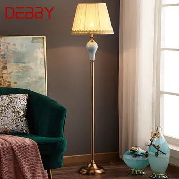Торшер DEBBY Ceramics со светодиодной подсветкой, современный креативный американский модный светильник для дома, гостиной, спальни