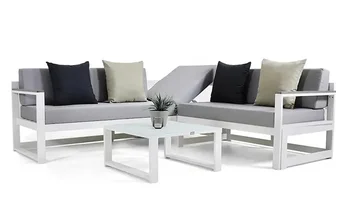Фабричный оптовый мебельный гарнитур Садовый диван Alum Patio Outdoor Sofa Modern