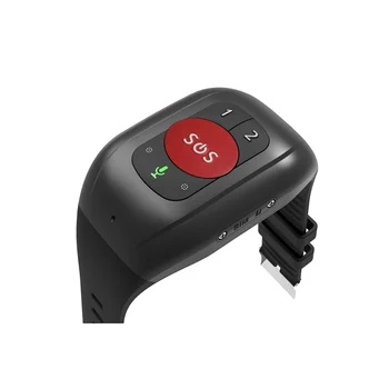 Часы 4G SOS для пожилых людей, браслет для отслеживания GPS, браслет для аварийной сигнализации, GPS-отслеживание сердечного ритма, Монитор артериального давления-A